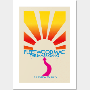 Fleetwood Mac concert graphic Posters and Art